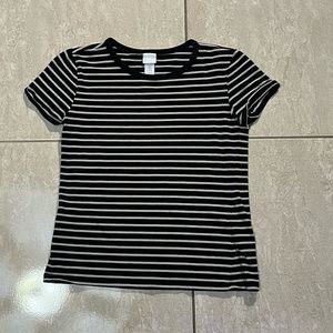 Black and white striped shirt basics